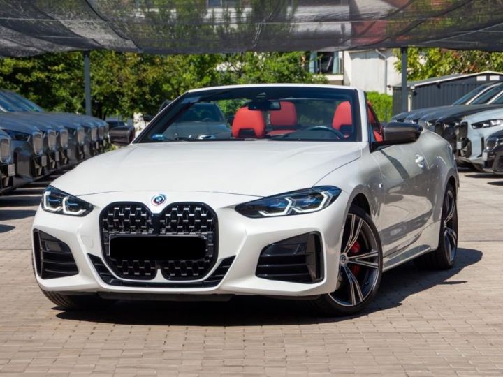 BMW Série 4 M440 I CABRIO XDRIVE BVA  BLANC  Occasion - 7