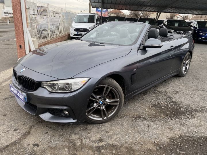 BMW Série 4 SERIE CABRIOLET F33 Cab 420d 184 ch M Sport A Gris - 1