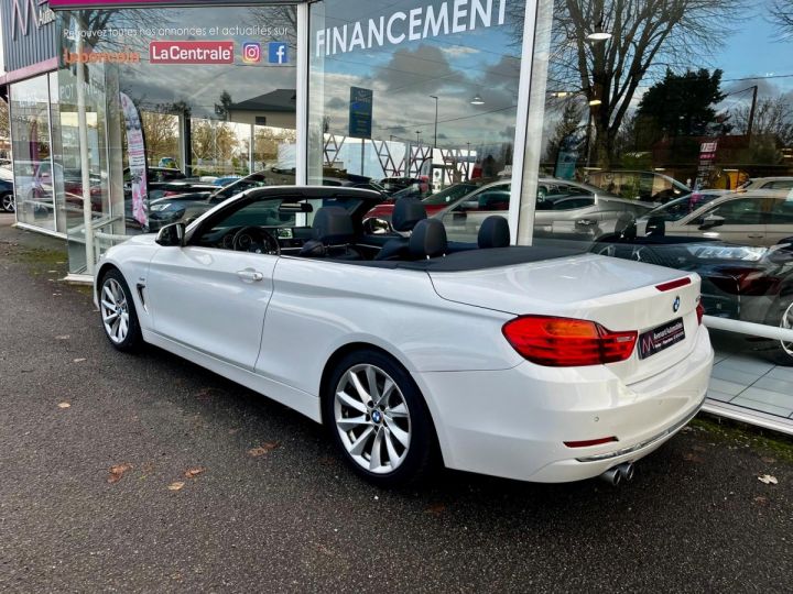 BMW Série 4 SERIE CABRIOLET F33 Cab 420d 190 ch Luxury A Blanc - 19