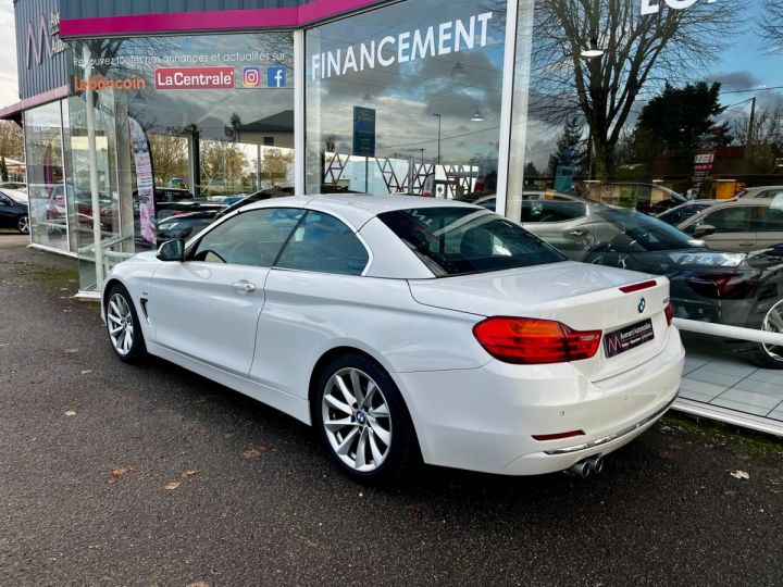 BMW Série 4 SERIE CABRIOLET F33 Cab 420d 190 ch Luxury A Blanc - 20