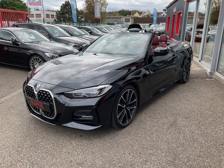 BMW Série 4 SERIE CABRIOLET (G23) 420DA 190CH M SPORT Noir - 3