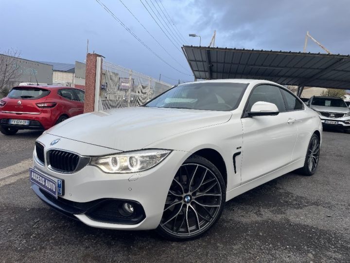 BMW Série 4 SERIE COUPE F32 Coupé 420d xDrive 184 ch Sport A Blanc - 1