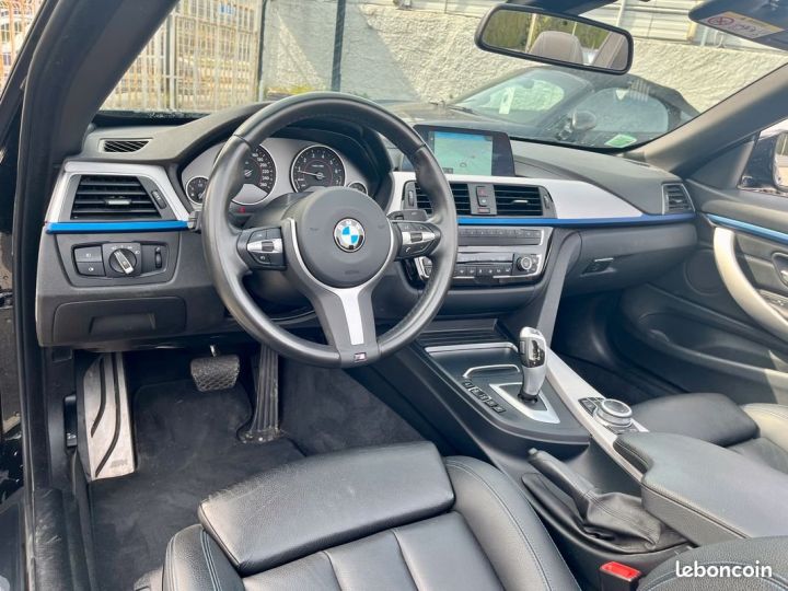 BMW Série 4 serie f33 cabriolet 420i 184 m sport gps camera garantie 12 mois integrale Noir - 4