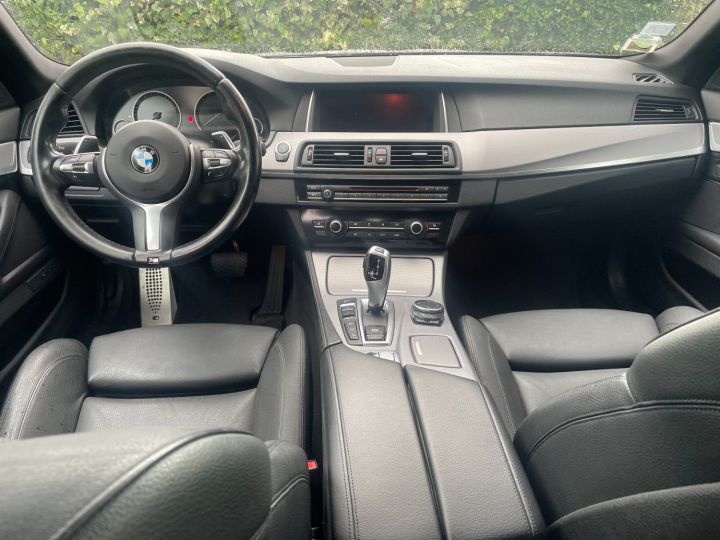 BMW Série 5 520D 190 XDRIVE M SPORT BVA8 Bleu Marine - 7