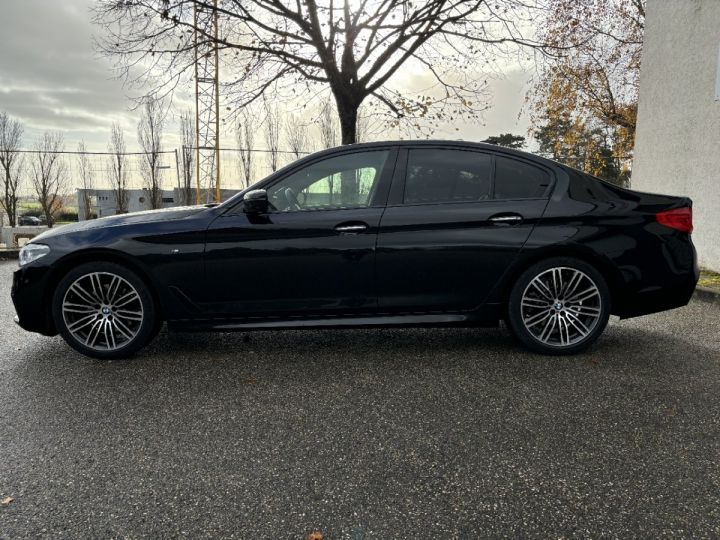 BMW Série 5 SERIE 520d XDrive 190 Ch BVA8 M Sport Noir - 37