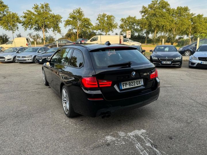 BMW Série 5 serie 525d 218 ch m sport- toit pano -siege chauffand -camera- xenon-ecran tete haute Noir - 4