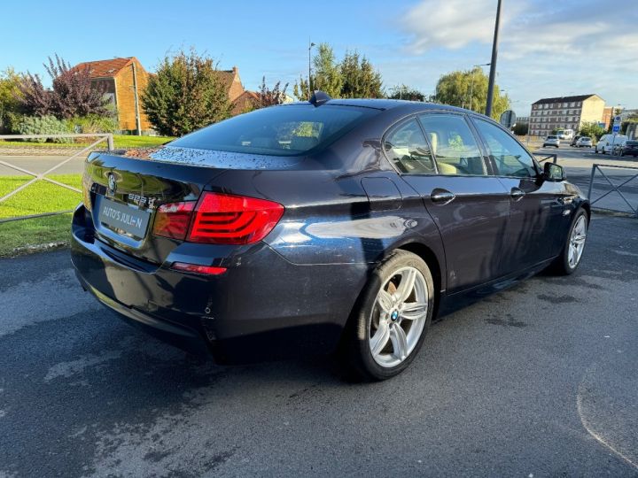 BMW Série 5 SERIE F10 525d 218ch 132g Luxe A - 1ERE MAIN Bleu - 4