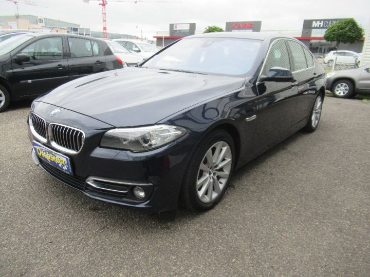 BMW Série 5 SERIE F10 530 da XDrive 258 ch Luxury Bleu - 1