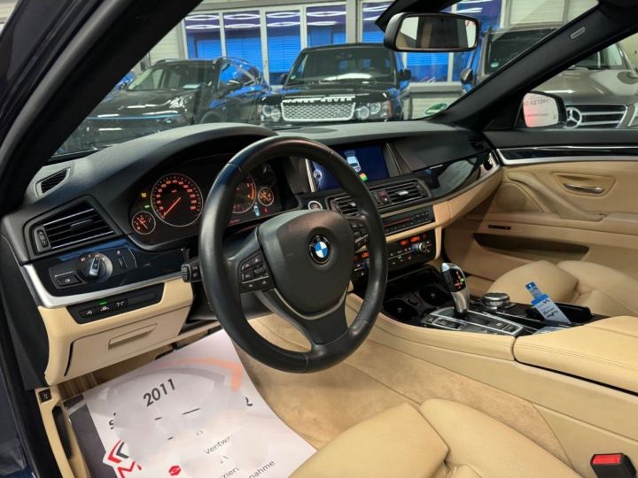 BMW Série 5 Touring 530 d xDrive 258  BVA8 luxe 06/2016 bleu métal - 2