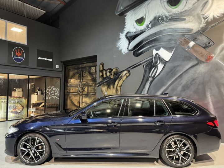 BMW Série 5 Touring 530d xDrive 286ch M Sport Bleu - 4