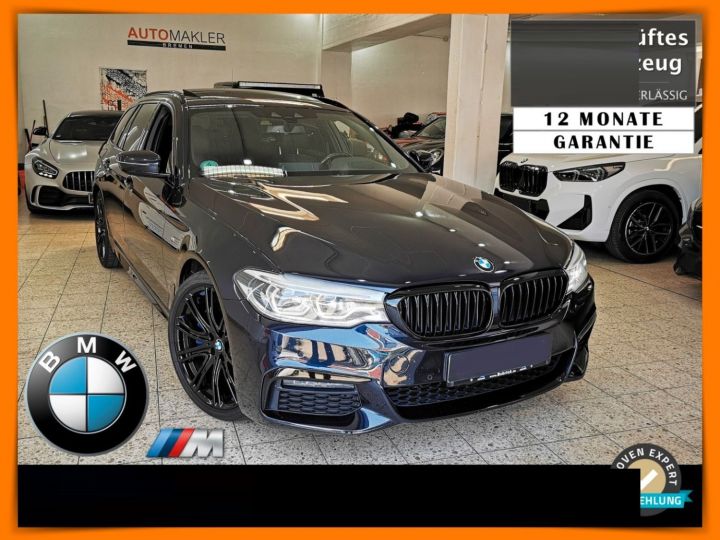 BMW Série 5 Touring BMW 530d 265Ch M-Sport Pano Caméra Alarme / 01 Noir Métallisé - 1