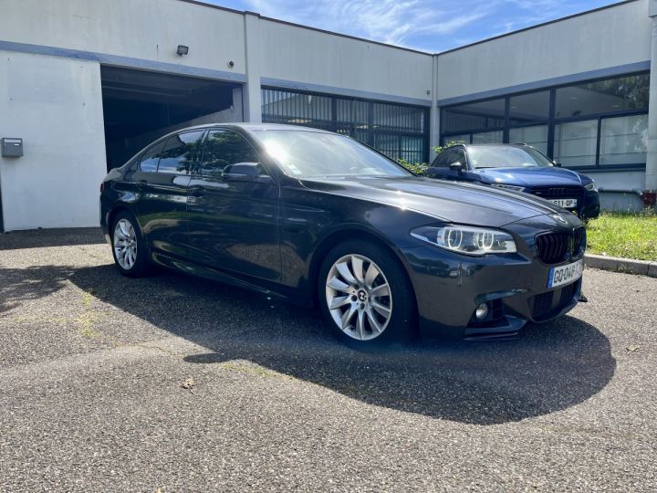 BMW Série 5 V (F10) 530dA xDrive 258ch M Sport GRIS CLAIR - 4