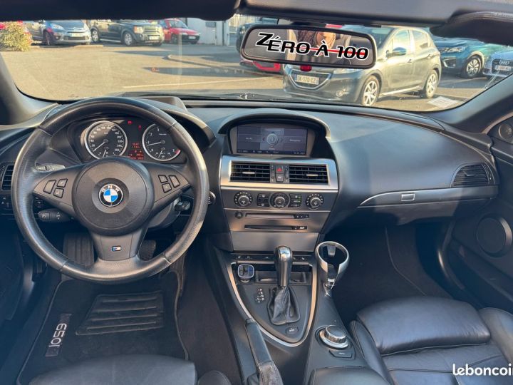 BMW Série 6 650i 4.8 i V8 E64 Cabriolet 367cv Boîte auto Noir - 4