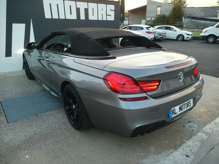 BMW Série 6 Cabriolet 640DA 313CH PACK M SPORT ( F12 ) FRANCAIS Gris - 15