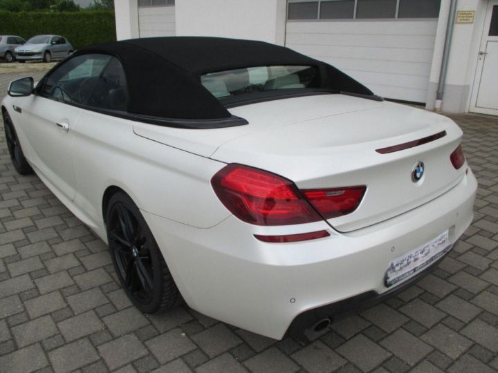 BMW Série 6 (F12) CABRIOLET 640D XDRIVE 313 BVA8 / Pack M Sport / 10/2014 Blanc métal  - 6