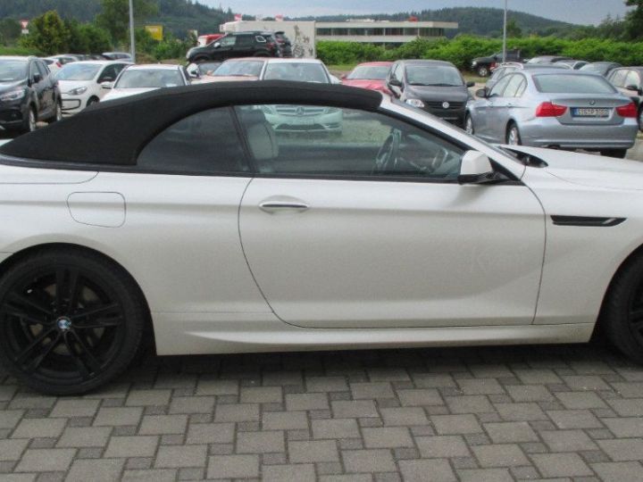 BMW Série 6 (F12) CABRIOLET 640D XDRIVE 313 BVA8 / Pack M Sport / 10/2014 Blanc métal  - 8