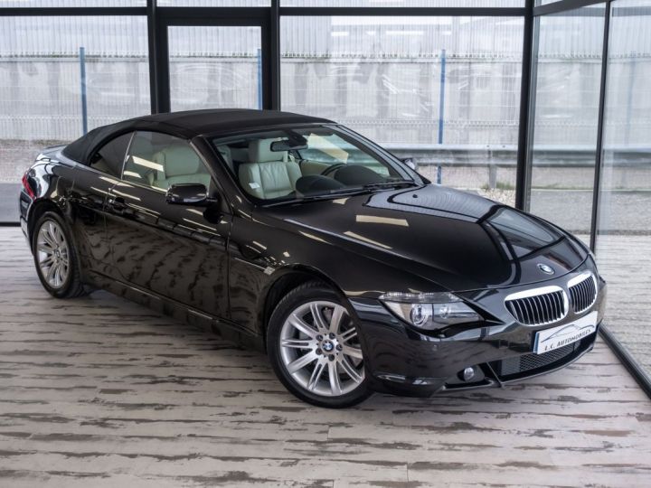 BMW Série 6 SERIE CABRIOLET (E64) 650CIA 367CH Noir - 11