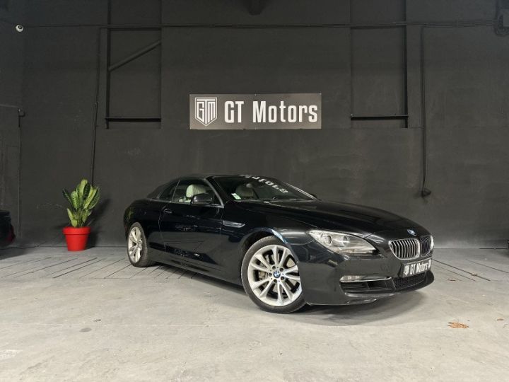 BMW Série 6 SERIE CABRIOLET (F12) 640DA 313CH EXCLUSIVE Noir - 7