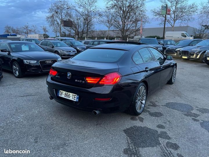 BMW Série 6 serie phase 2grand coupe 640d xdrive 313 ch luxe a Noir - 4