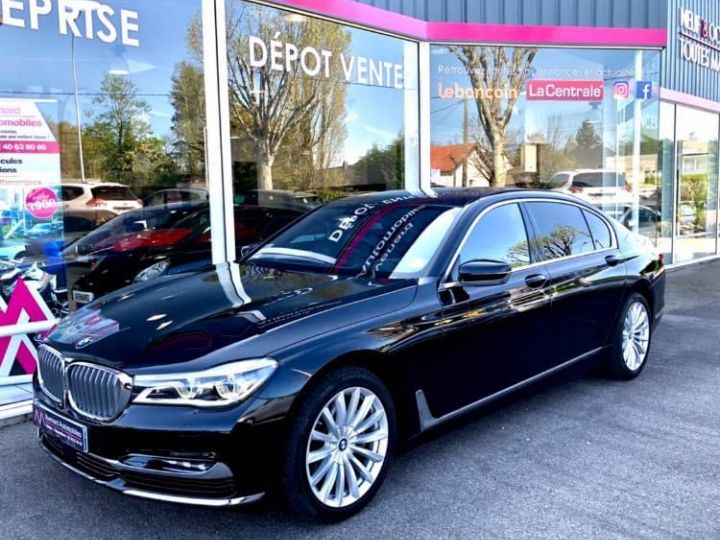 BMW Série 7 740D LIMOUSINE 320CH Noir - 1