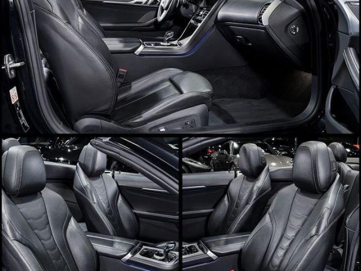 BMW Série 8 M850i Cabriolet V8 4.4 530 – Française Châssis Adaptatif Cristal Harman Kardon 866EMOIS Noir - 8