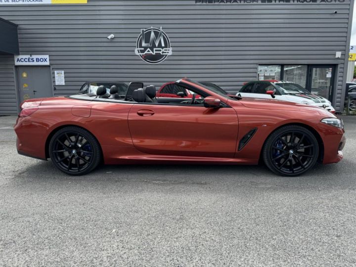 BMW Série 8 SERIE M850i xDrive Cabriolet - BVA CABRIOLET G14 M Performance ORANGE CLAIR - 5