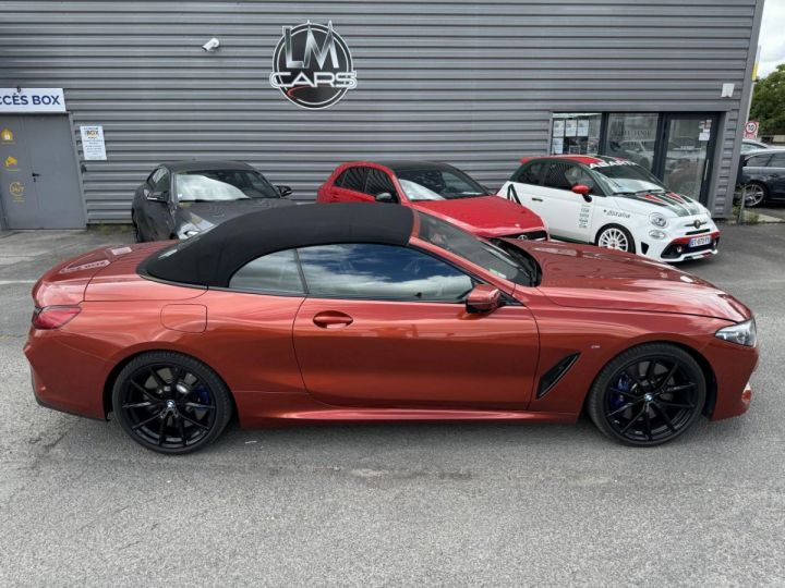 BMW Série 8 SERIE M850i xDrive Cabriolet - BVA CABRIOLET G14 M Performance ORANGE CLAIR - 8