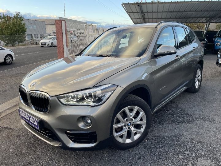 BMW X1 F48 sDrive 18d 150 ch BVA8 Sport Marron - 1