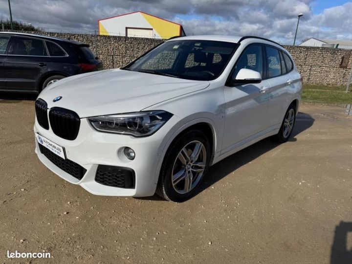 BMW X1 F48 sDrive 18d 150 ch M Sport Blanc - 1