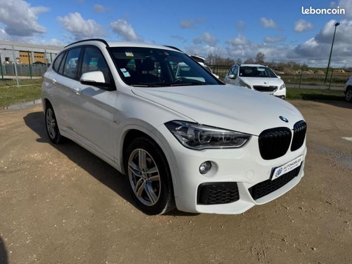 BMW X1 F48 sDrive 18d 150 ch M Sport Blanc - 3