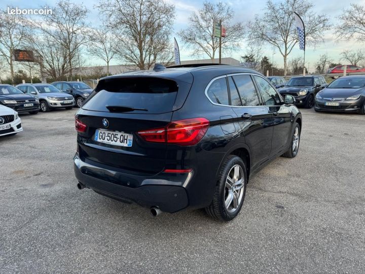 BMW X1 xdrive 25d 231 ch m sport toit panoramique ouvrant siege chauffand son harman kardon ecran tete haute Noir - 4