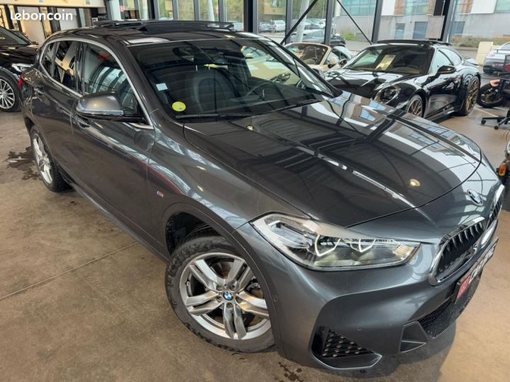 BMW X2 18D 150CH M-SPORT Garantie 6 ans Toit ouvrant Hayon électrique Caméra de recul 18P 419-mois Gris - 3