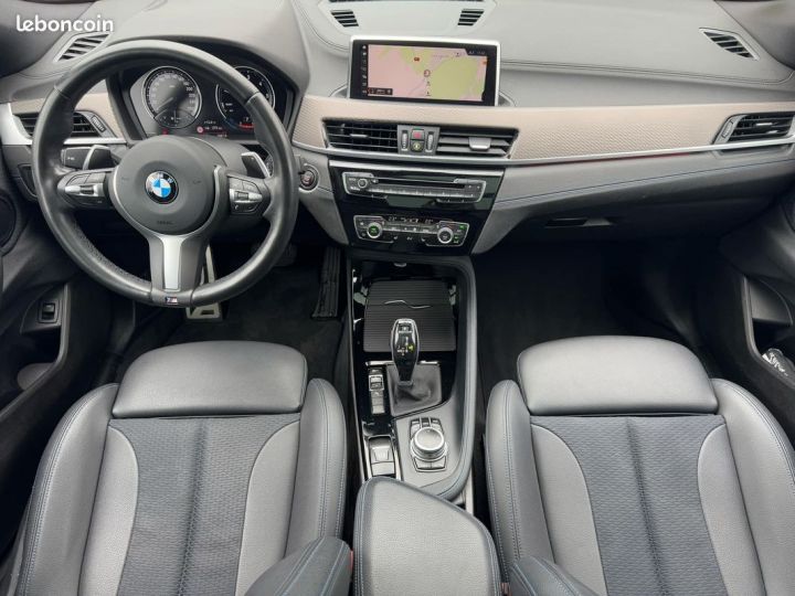 BMW X2 18D 150CH M-SPORT Garantie 6 ans Toit ouvrant Hayon électrique Caméra de recul 18P 419-mois Gris - 4