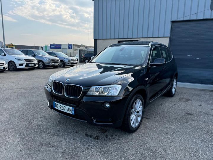 BMW X3 f25 xdrive 20d 184 ch exclusive steptronic ba toit pano- cuir sieges electrique -camera -xenon Noir - 2