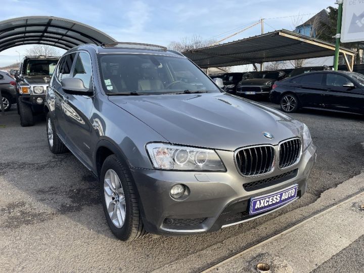 BMW X3 F25 xDrive20d 184ch Luxe Gris - 10