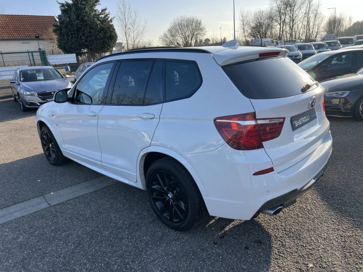 BMW X3 III (G01) 2.0 xDrive20dA 190ch BVA M Sport GPS Caméra360° ToitPano BLANC - 5