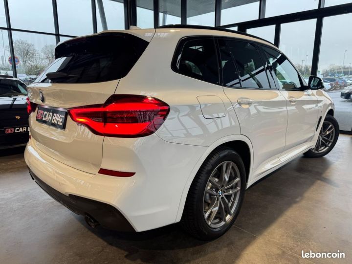 BMW X3 M Sport xDrive 20d 190 CH BVA8 Garantie 6ans toit ouvrant virtual cockpit Pack Black 469-mois Blanc - 2