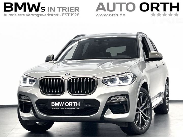 BMW X3 M40i Xdrive BVA8 / TOIT PANO – H&K - CAMERA 360° - TVA Récup. – Garantie 12 Mois Gris Clair - 2