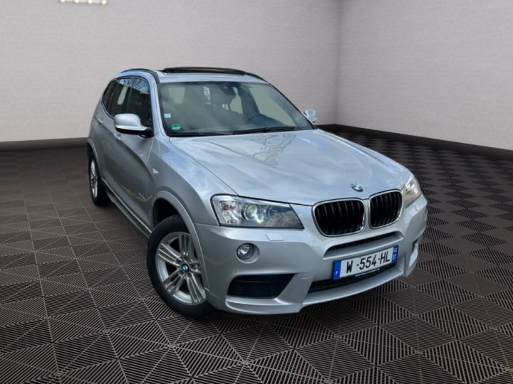 BMW X3 SERIE xDrive 20dA 184 PACK M SPORT DESIGN TOIT XENONS GPS Gris - 1