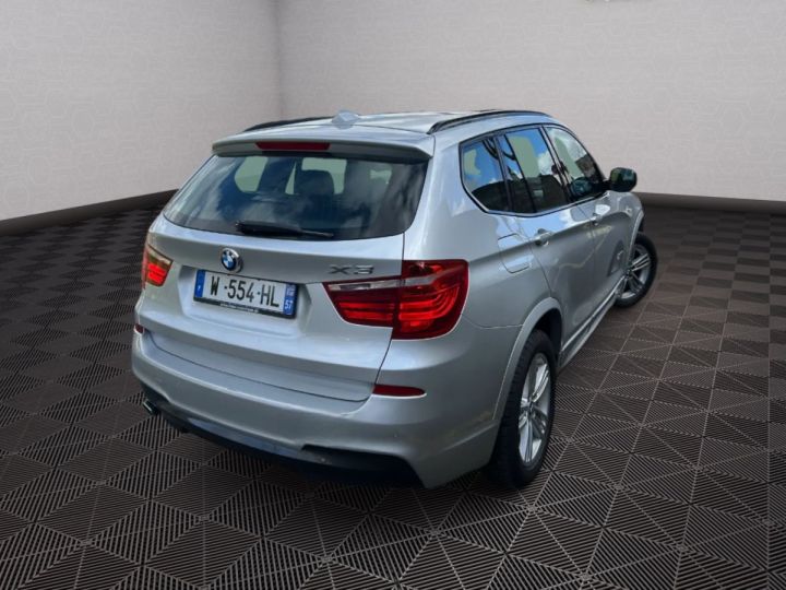 BMW X3 SERIE xDrive 20dA 184 PACK M SPORT DESIGN TOIT XENONS GPS Gris - 2