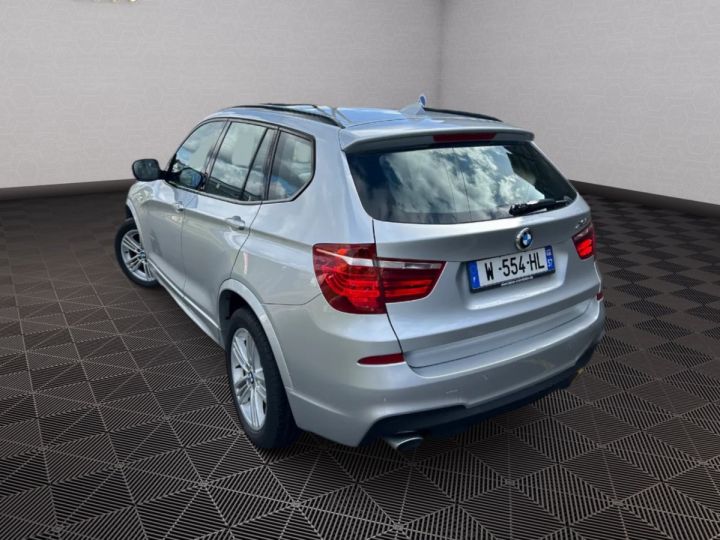 BMW X3 SERIE xDrive 20dA 184 PACK M SPORT DESIGN TOIT XENONS GPS Gris - 4