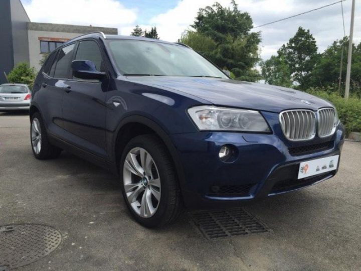 BMW X3 X-DRIVE 35Da EXCLUSIVE BVA8 313cv     Diesel BLEU METAL - 1