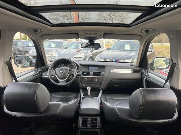 BMW X3 xdrive 20d 184 ch excellis toit pano ouvrant- gps cuir- attelage Argent - 3