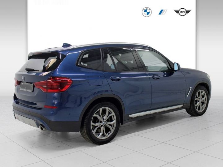 BMW X3 XDrive20d 190Ch XLine Tête Haute HiFi LED Attelage Cuir Alarme Caméra Bleu Métallisé - 3