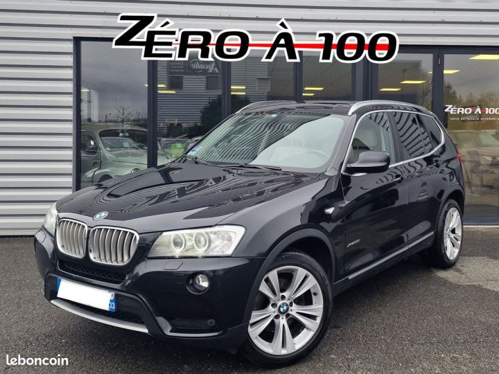 BMW X3 xDrive35i 3.0L 306 ch BVA Automatique Origine FR Noir - 3