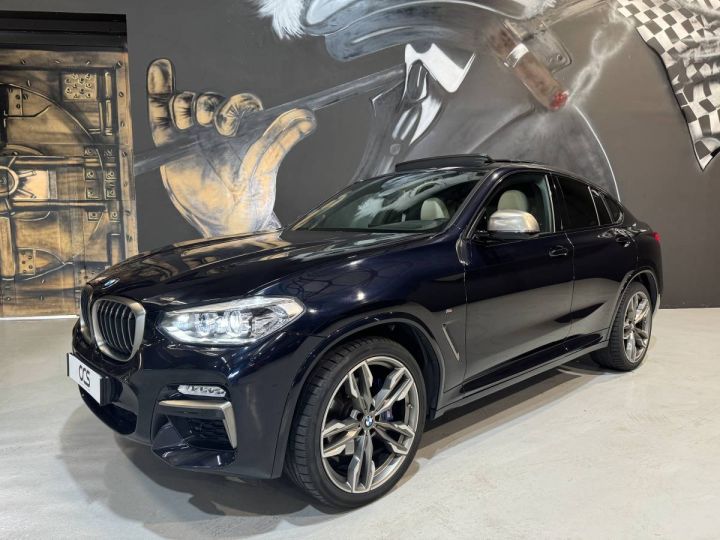 BMW X4 (2) M40i 354ch Cuir crème / Toit Ouvrant / Imat FR Noir - 2