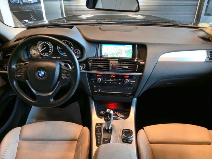 BMW X4 xDrive 20dA 190ch xLine BVA8 HUD CUIR XENON KEYLESS GO GPS CAMERA 360° JA ATTELAGE Noir - 5