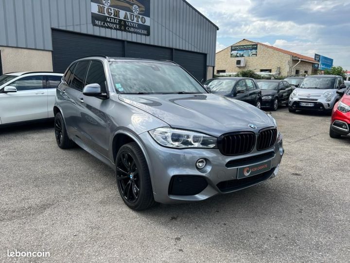 BMW X5 f15 xdrive 40d 313 ch m sport a Gris - 1