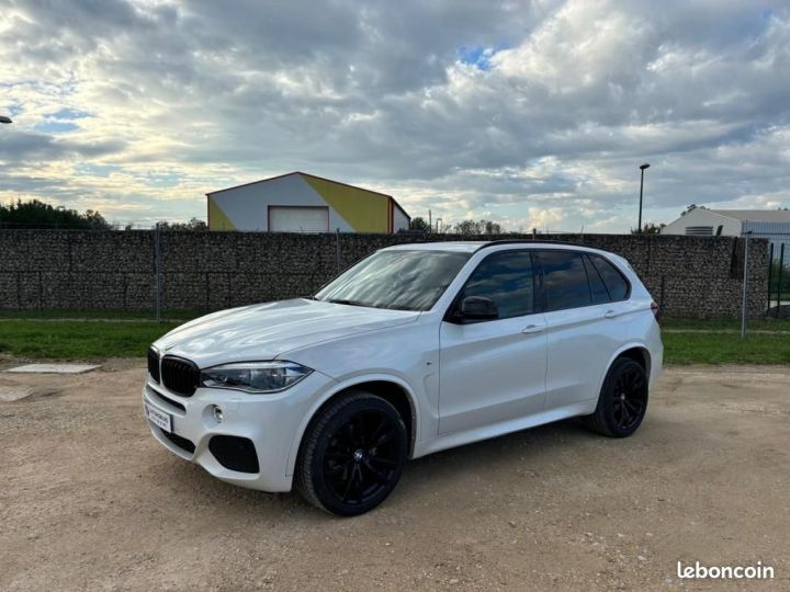 BMW X5 F15 xDrive30d 258 ch M Sport A Blanc - 1