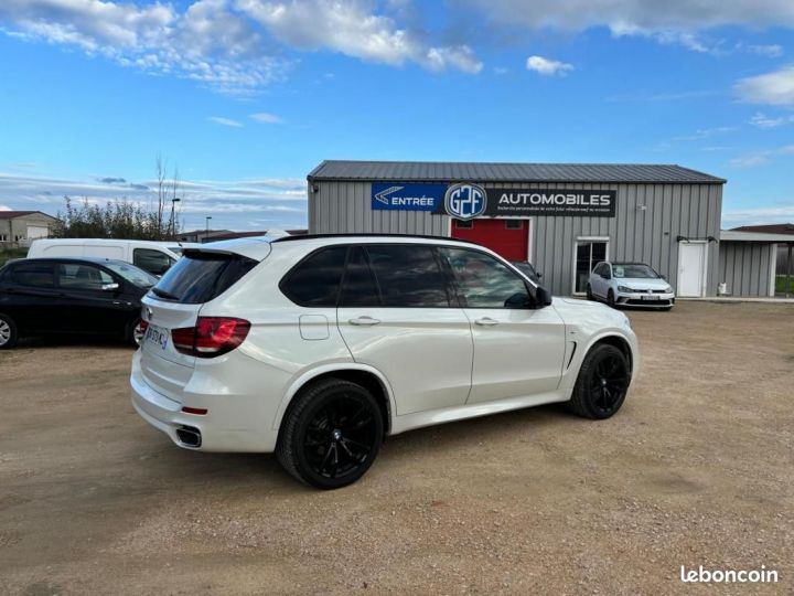 BMW X5 F15 xDrive30d 258 ch M Sport A Blanc - 4